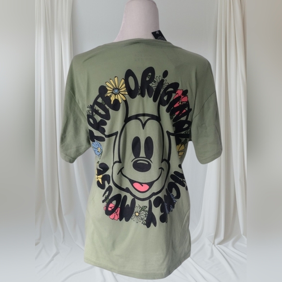 Fashion Nova Disney Green Short Sleeve T-Shirt Size Small - Picture 3 of 4